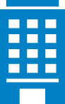 Four story building icon.